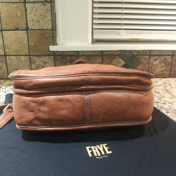 Frye Bags Frye Campus Leather Crossbody Bag In Saddle Poshmark